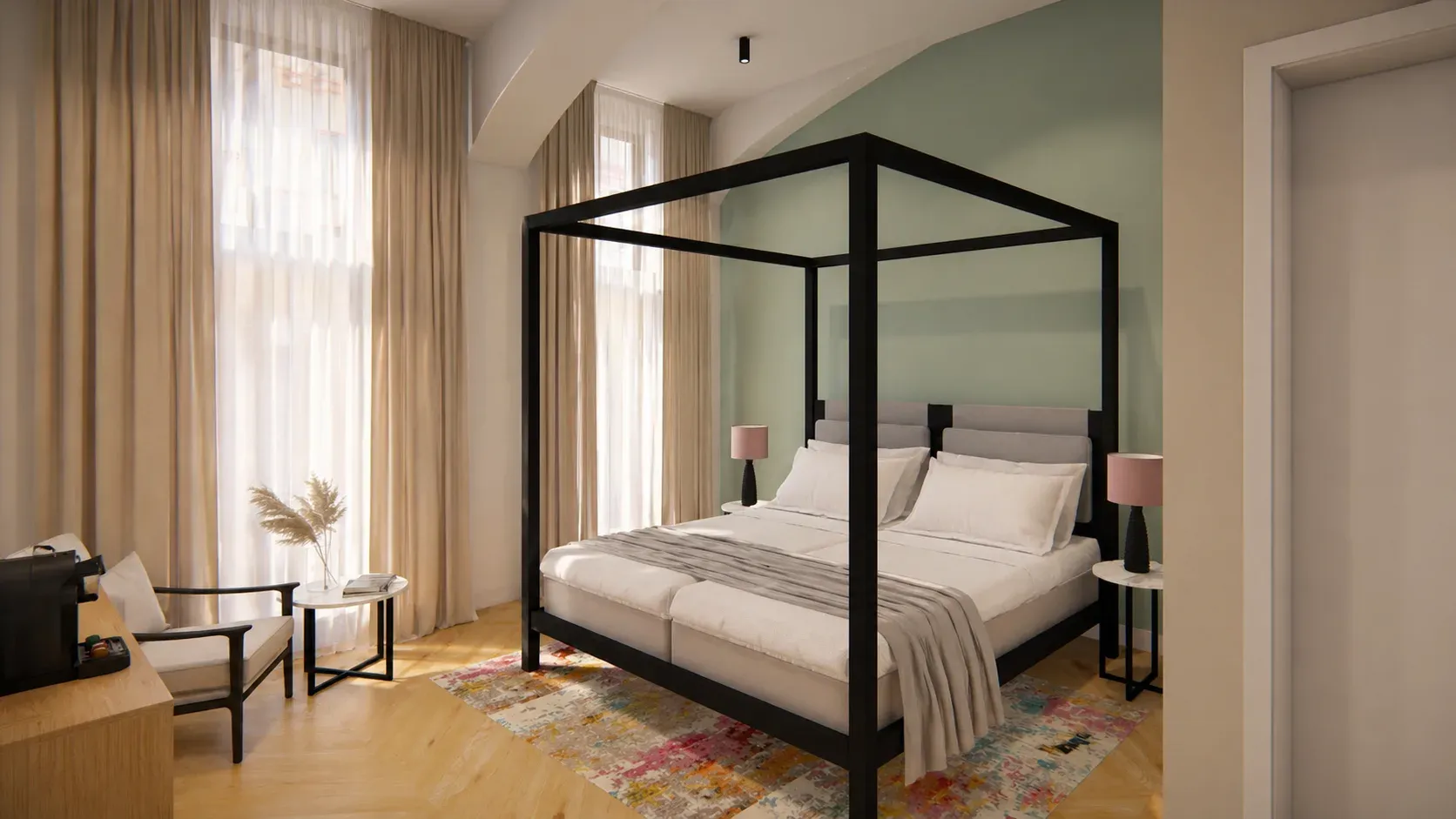 Basement Double Room — Youngmann House