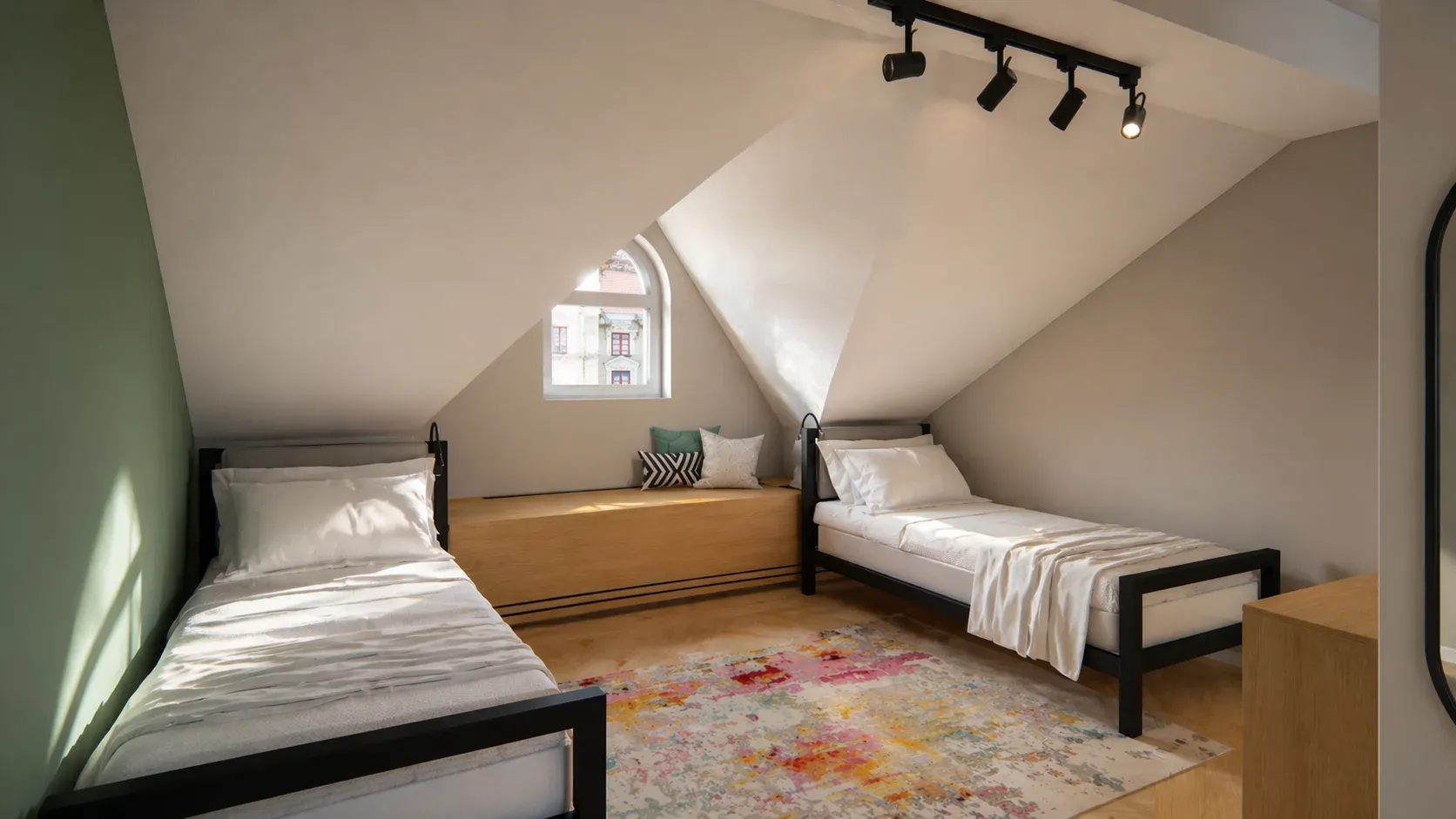Attic Twin Room — Photo 3